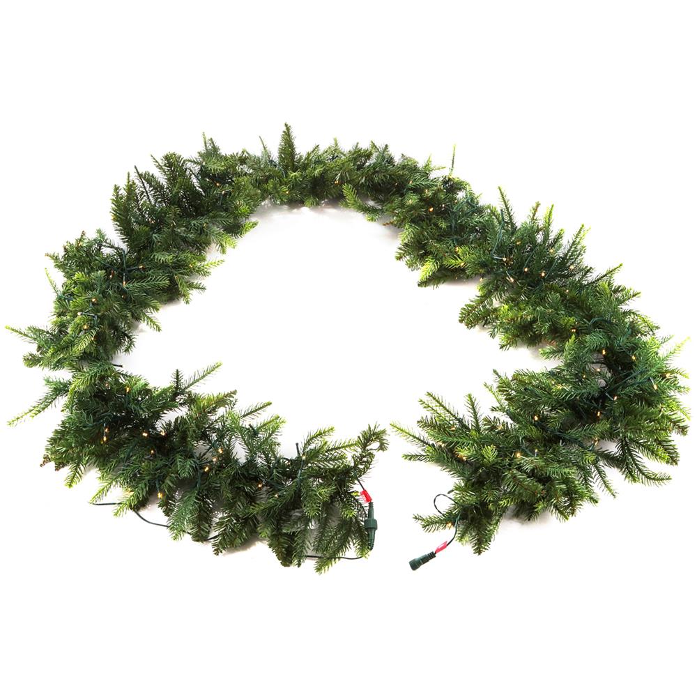 Festone Pino Sintetico In Pvc Con Led Verde - Foto 6