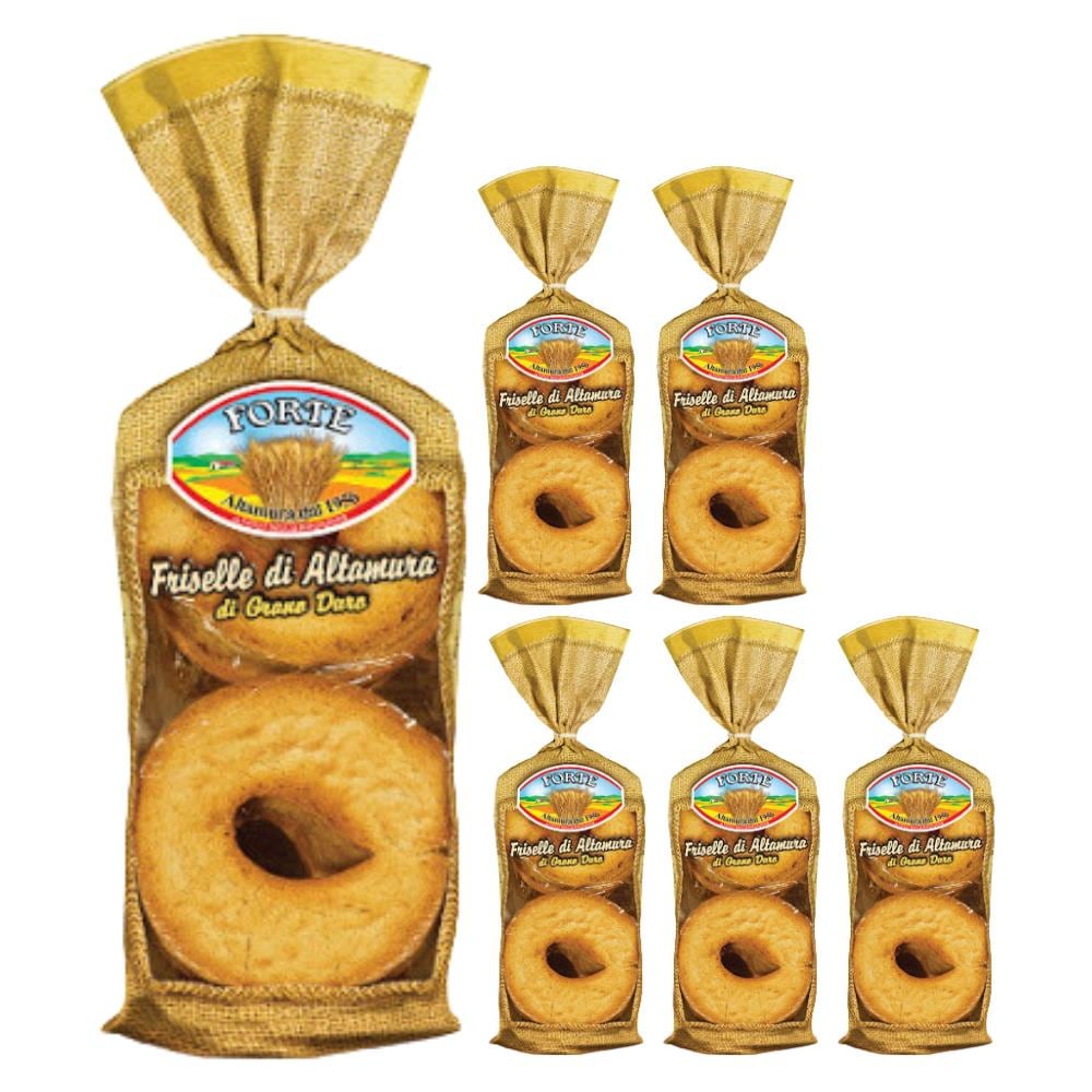 Forte Friselle Di Altamura Di Semola Rimacinata Di Grano Duro 6 Confezioni Da 350 Gr - Foto 1