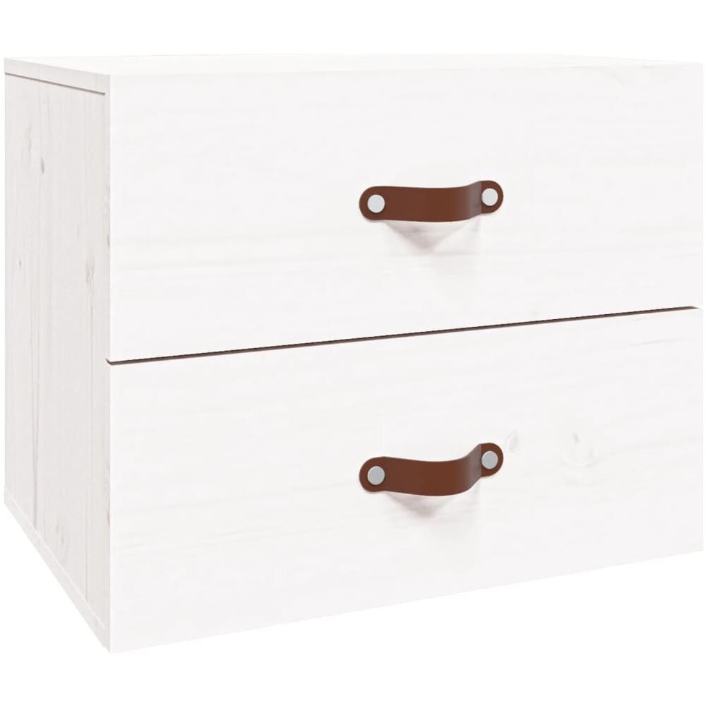 Comodino A Muro Bianco 50x36x40 Cm - Foto 2