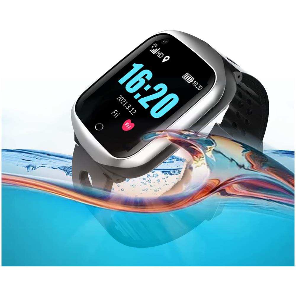 Orologio Intelligente Con Frequenza Cardiaca, Pressione Sanguigna, Posizionamento Gps Ip67 Black - Foto 2