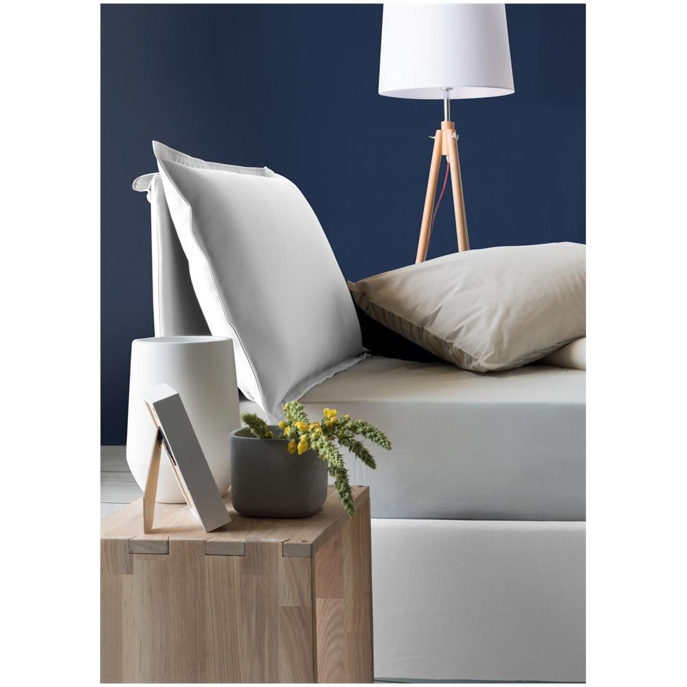 Letto Piazza E Mezza Gloria, Letto Contenitore Con Rivestimento In Tessuto, 100% Made In Italy, Apertura Frontale, Adatto Per Materasso Cm 120x190, Bianco - Foto 3