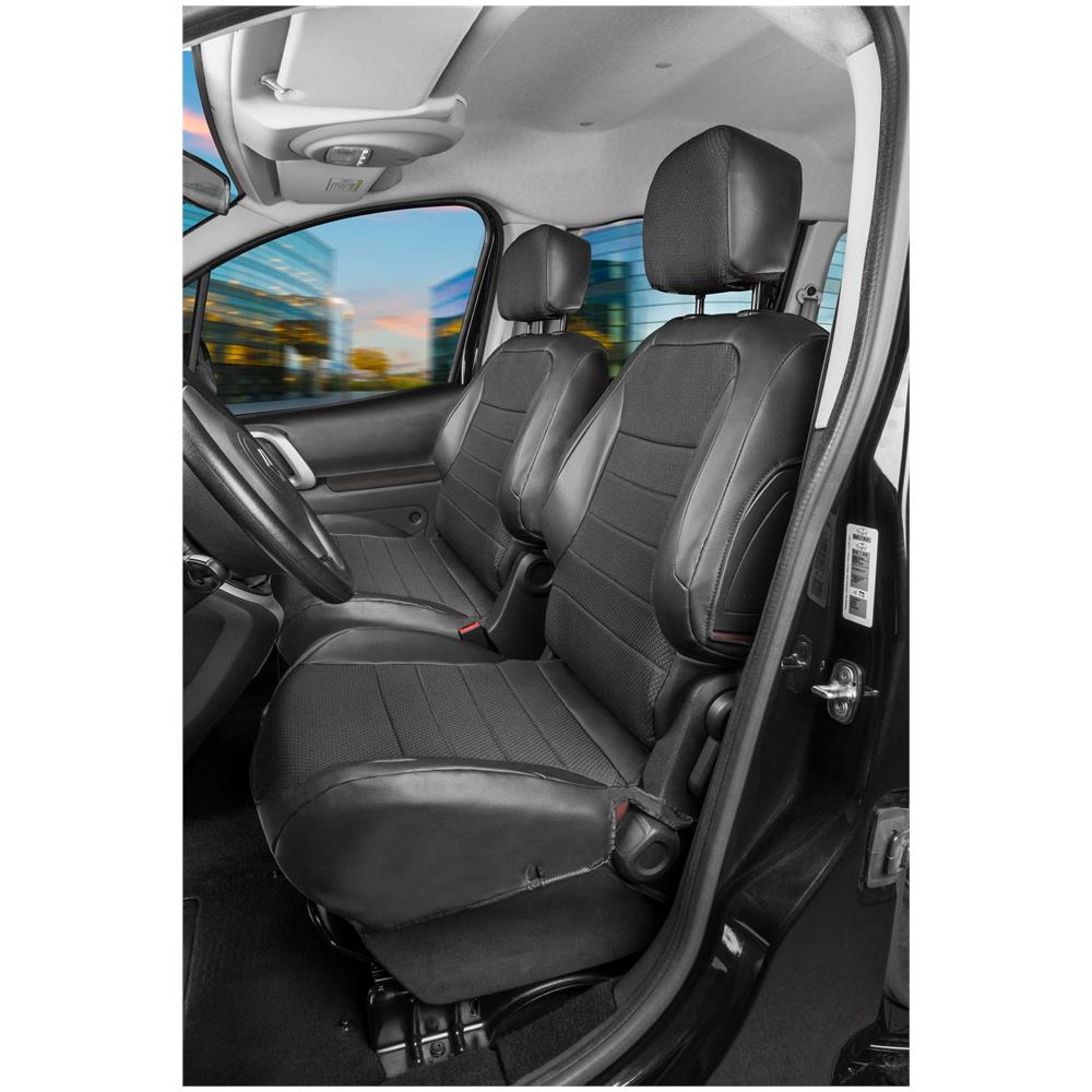 Premium Coprisedili Per Peugeot Expert 2016-oggi, 2 Coprisedili Singoli Anteriori + 2 Copri Bracciolo - Foto 1