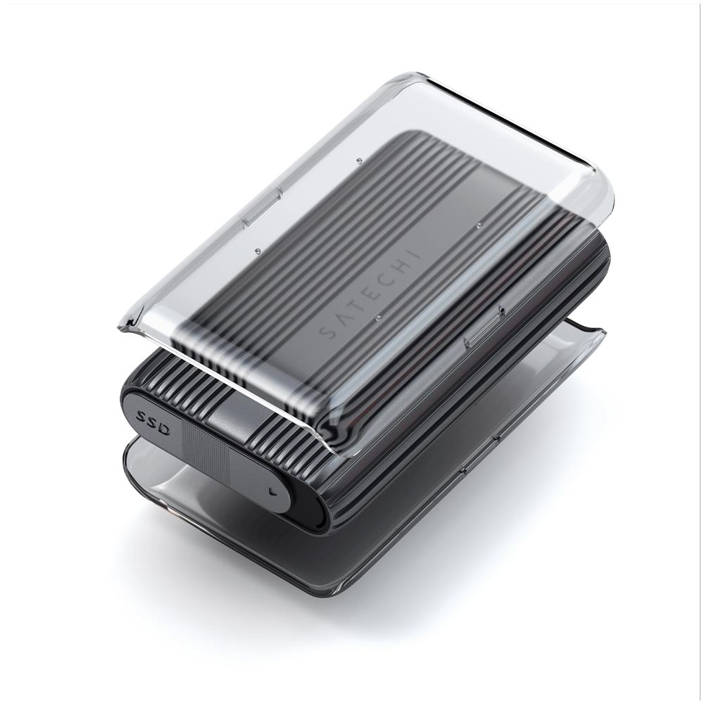 USB4 NVMe SSD Pro Box esterno SSD Grigio, Trasparente - Foto 5