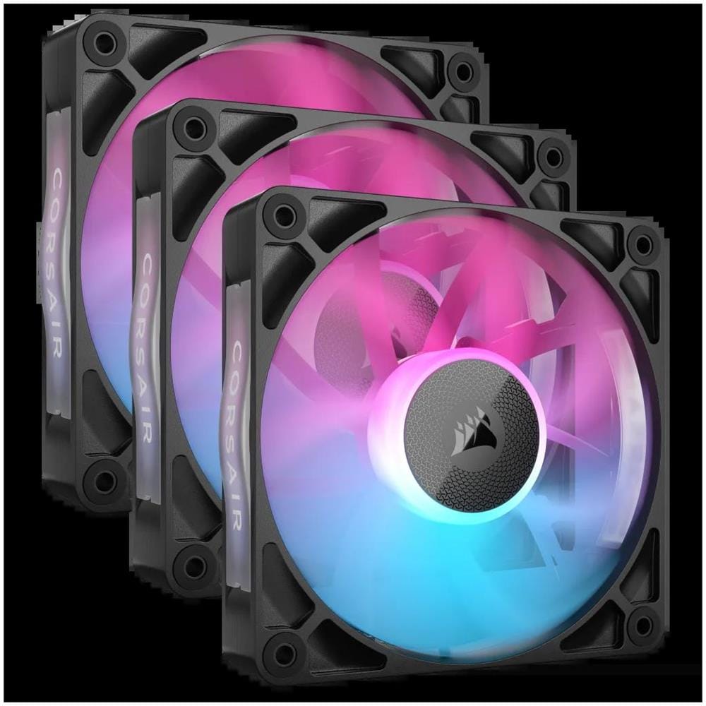 iCUE LINK RX120 RGB Case per computer Ventilatore 12 cm Nero 3 pz - Foto 1