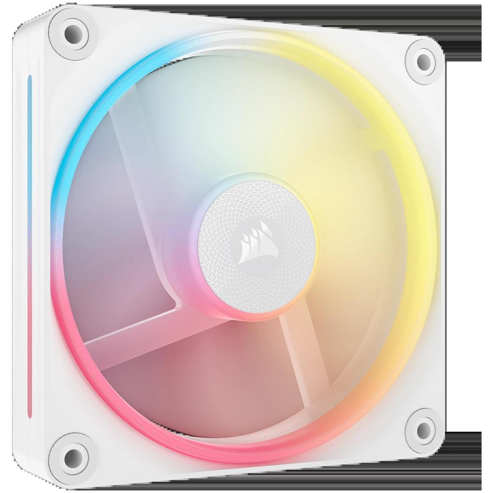 Ventola Inversa LX120-R RGB 120mm 2400 RPM Bianco - Foto 1