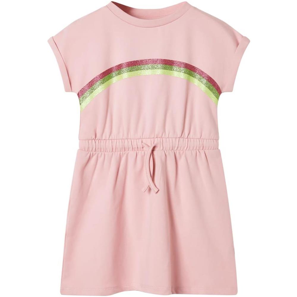 Abito da Bambina con Coulisse Rosa Chiaro 140 - Foto 1