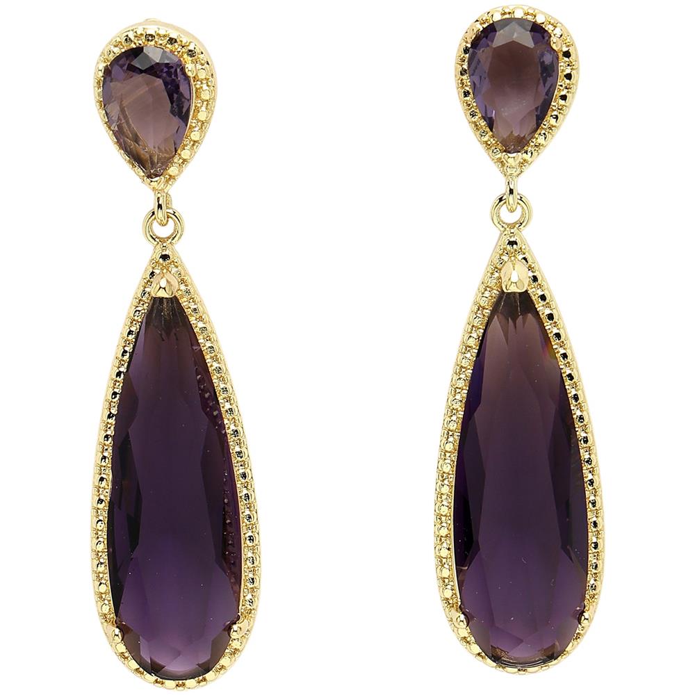 Orecchini Pendenti a Goccia d'Acqua Eleganti Collezione Diva - Foto 1