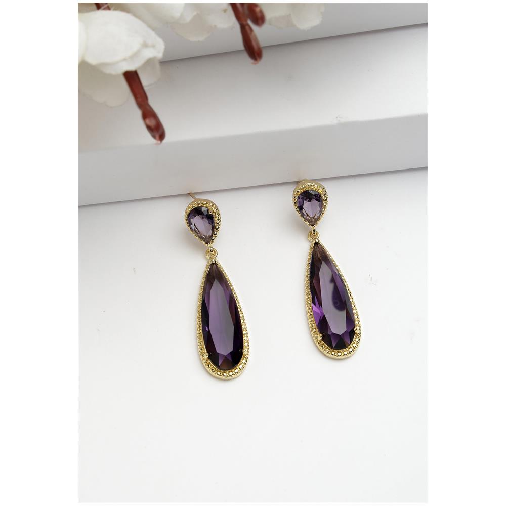 Orecchini Pendenti a Goccia d'Acqua Eleganti Collezione Diva - Foto 2