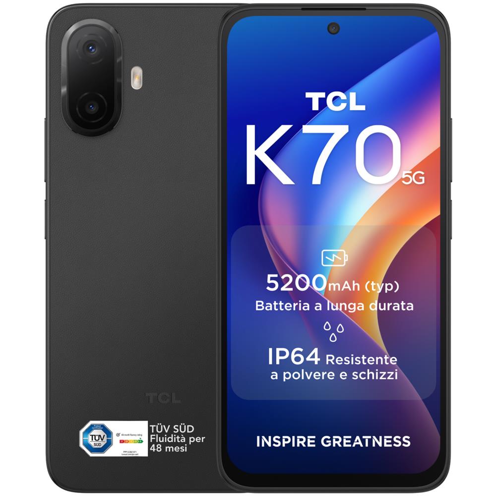 K70 5G 128GB 4GB Ram Midnight Black - Foto 1