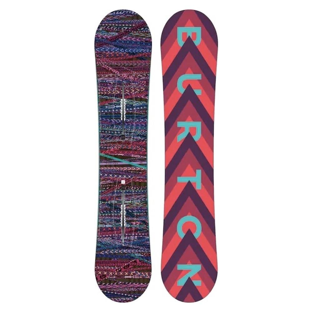 Burton Tavola Uomo Snowboard Feather Taglia: 144 Colore: Fantasia Burton Tavola Uomo Snowboard Feather Taglia: 144 Colore: Fantasia