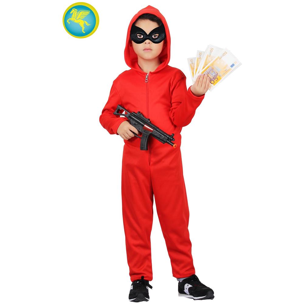 Costume Carnevale Ladro Taglia 9/10 Anni Vestito Bambino / a Pegasus - Foto 1