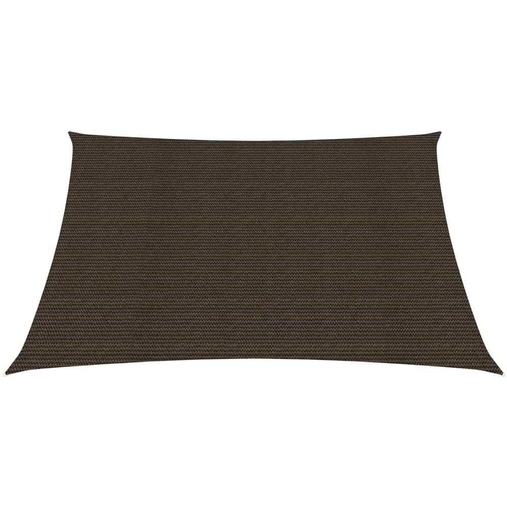 Vela Parasole 160 g / m² Marrone 4,5x4,5 m in HDPE - Foto 3