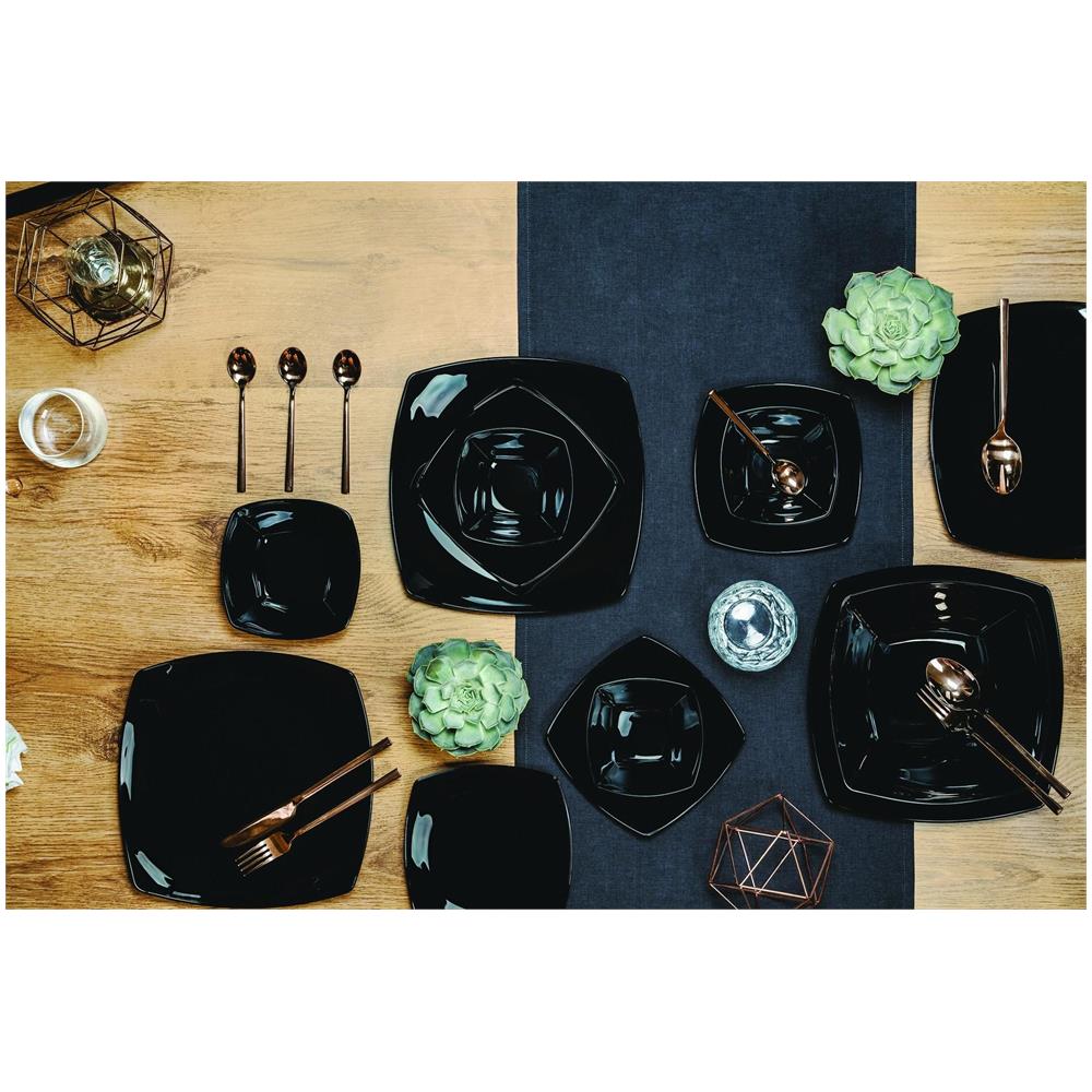 Eclissi Nero Piatto Dessert 663630 - Foto 1