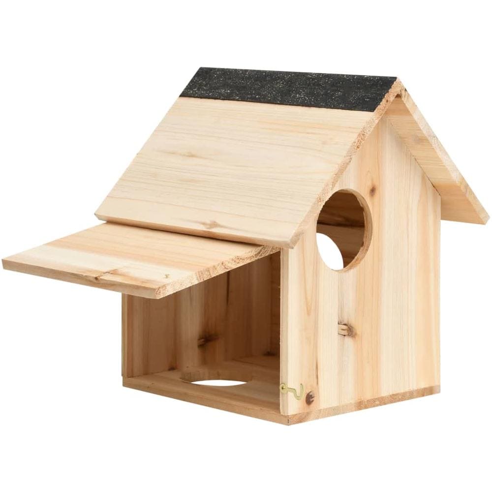 Casetta per Scoiattoli in Legno Massello di Abete 26x25x29 cm - Foto 3