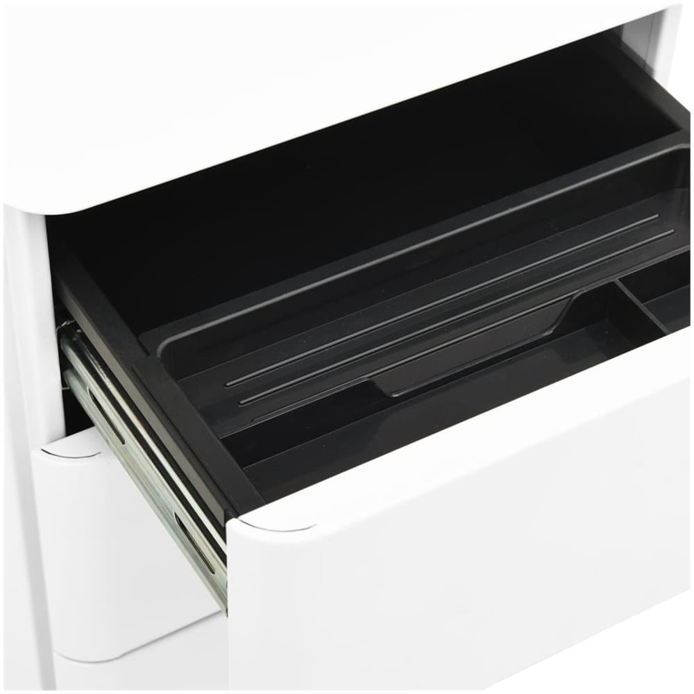 Schedario Mobile Bianco 30x45x59 Cm In Acciaio - Foto 10