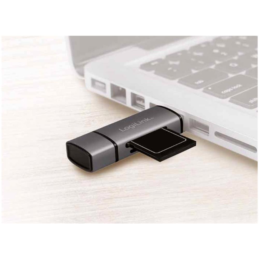 Lettore Usb 3.2 Gen 1 Di Sd E Microsd Con Connessioni Usb-c E Usb A Otg - Foto 2