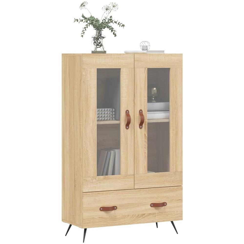 Credenza Rovere Sonoma 69,5x31x115 Cm In Legno Multistrato - Foto 3