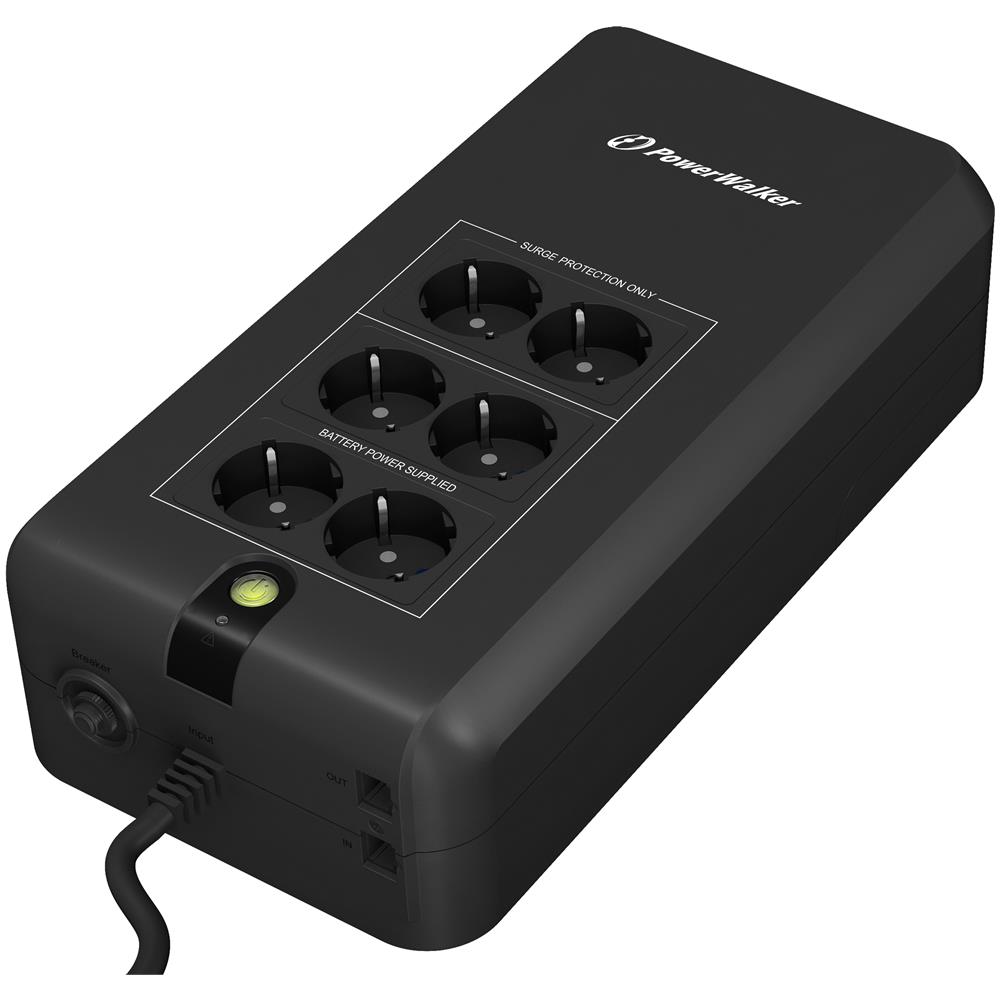 Gruppo di Continuità UPS VFD 800 APFC 800 VA / 420 W 6 Prese Schuko Colore Nero - Foto 1