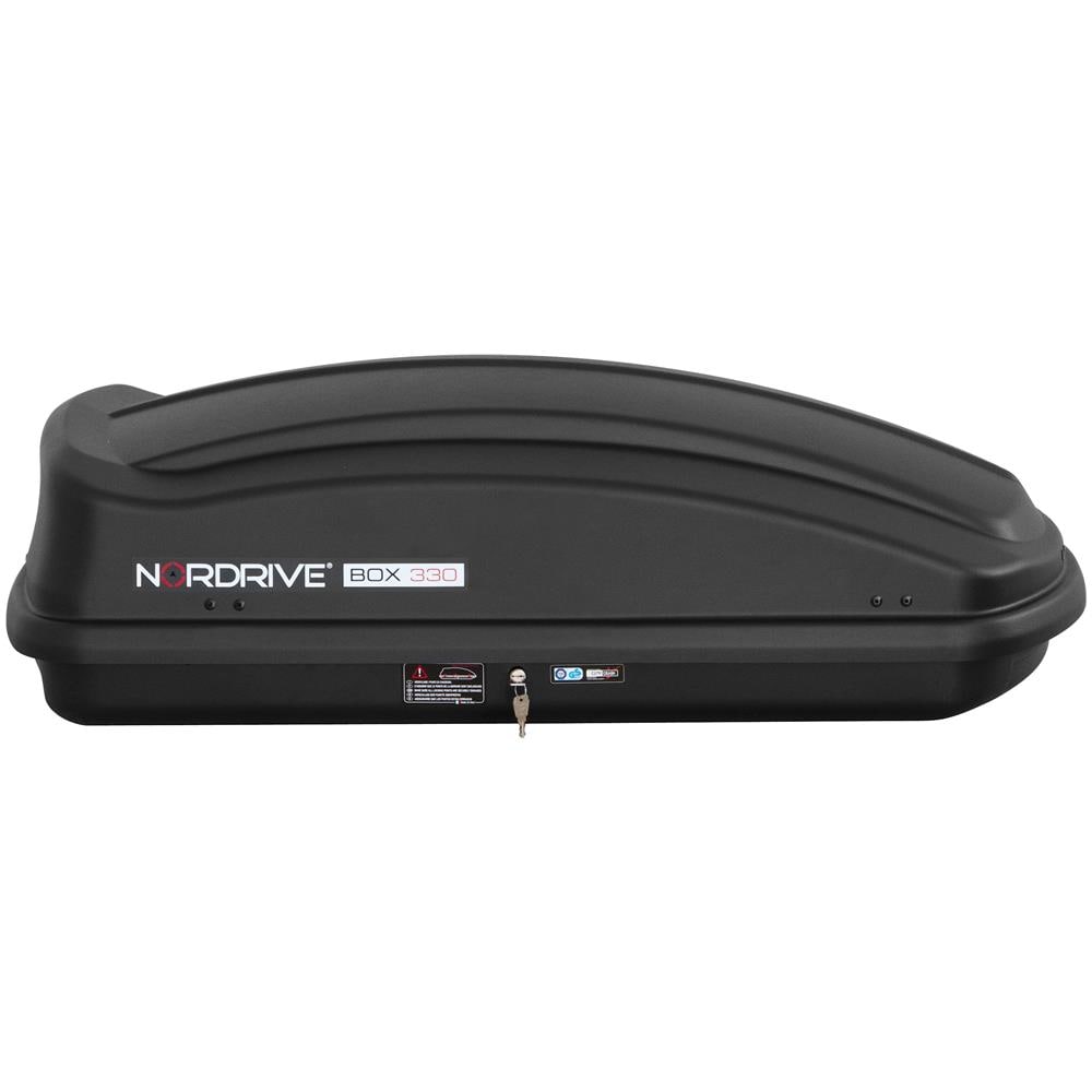 Box Da Tetto Baule Portatutto 330l Nero Goffrato Abs - Foto 7