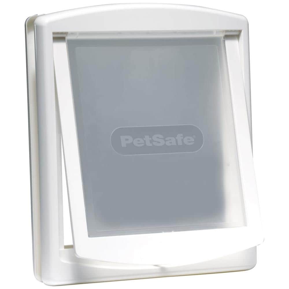 Porta per Animali a 2 Direzioni 760 Grande 35,6x30,5 cm Bianca - Foto 1