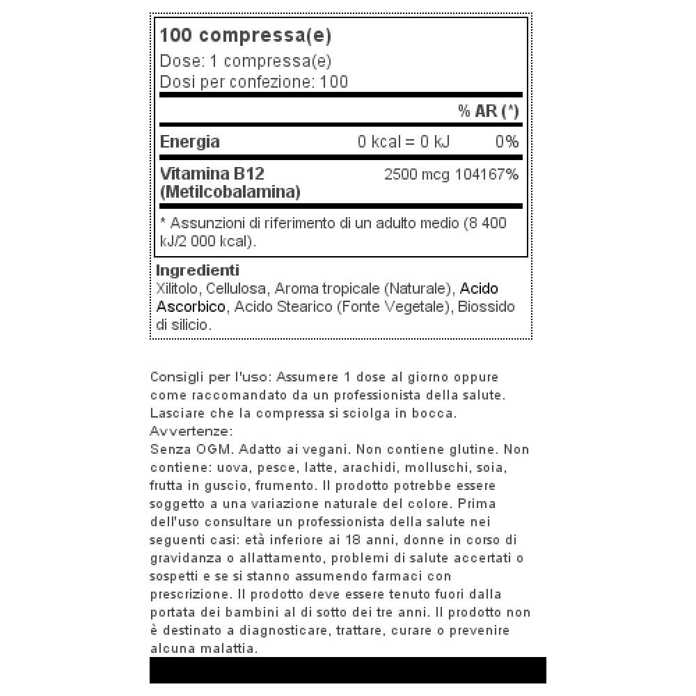 Methyl B-12 2500 Mcg 100 Lozenges - - Foto 2
