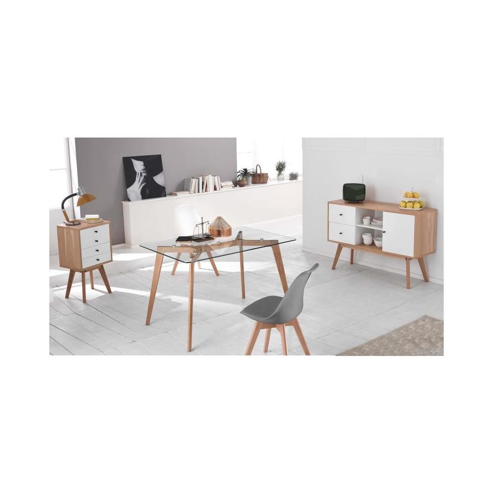 Sedia Stile Nordico Carlotta Grigio - Foto 2