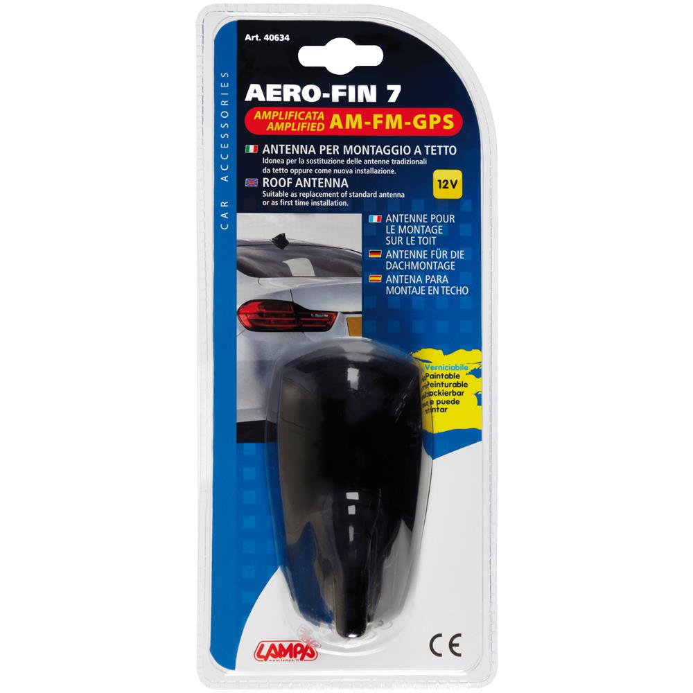 40634 Aero-fin 7 Antenna Amplificata Am-fm-gps - Foto 2