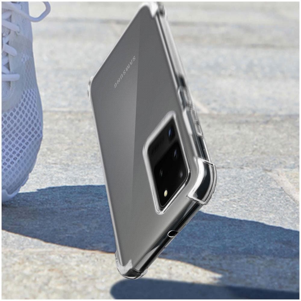 Cover Samsung Galaxy S20 Ultra Silicone Bumper Resistente Trasparente - - Foto 10