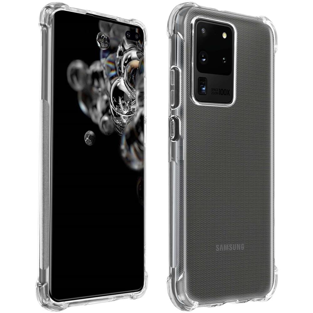 Cover Samsung Galaxy S20 Ultra Silicone Bumper Resistente Trasparente - - Foto 1