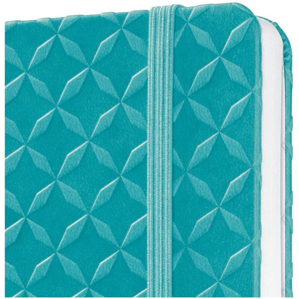 Notizbuch ""jolie Flair"", Din A6, Liniert, Trkis Hardcover-einband, Aus Geprgtem Pu, 87 Blatt, - 1 Stck (jn102)  - Foto 2