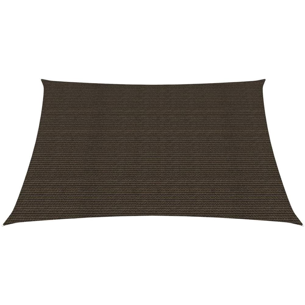 Vela Parasole 160 g / m² Marrone 3,6x3,6 m in HDPE - Foto 2