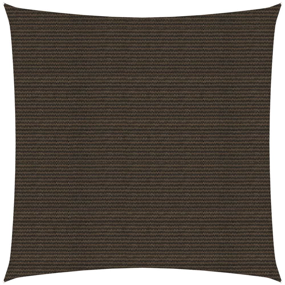 Vela Parasole 160 g / m² Marrone 3,6x3,6 m in HDPE - Foto 1