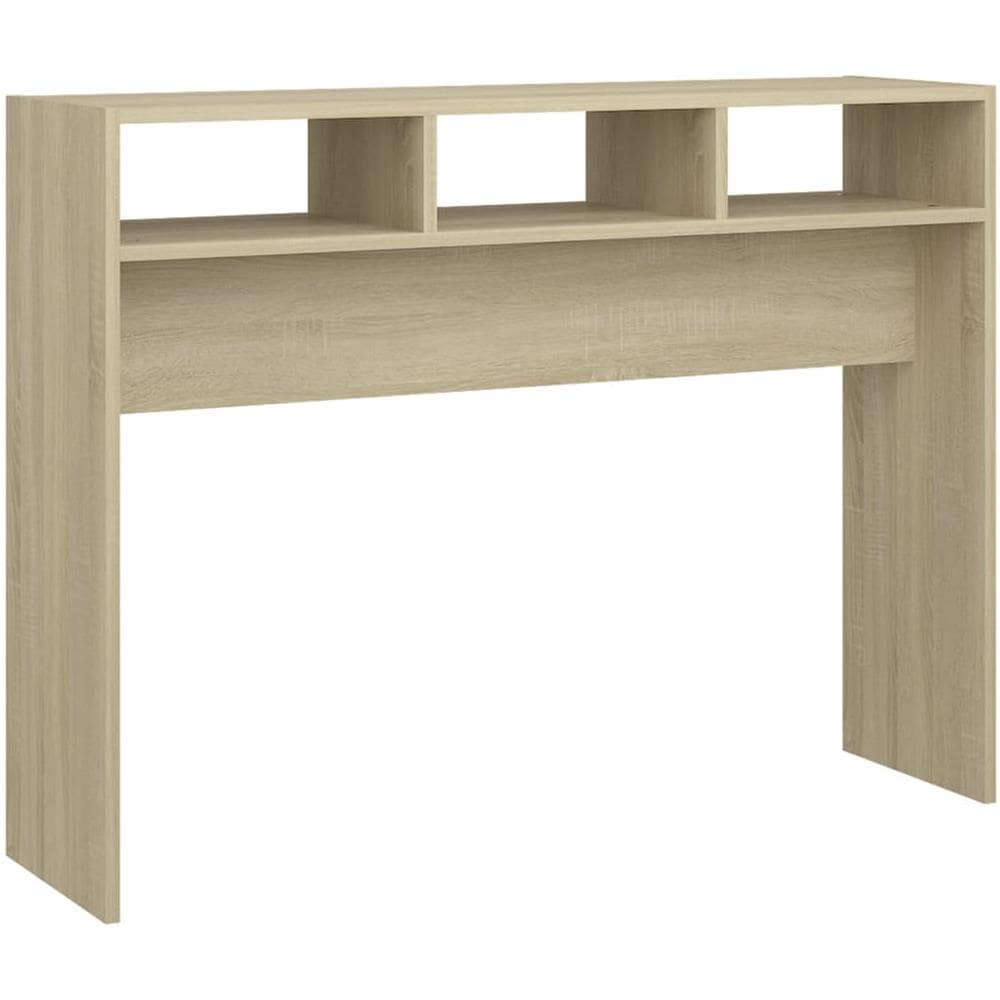 Tavolino Consolle Rovere Sonoma 105x30x80 cm Legno Multistrato - Foto 2