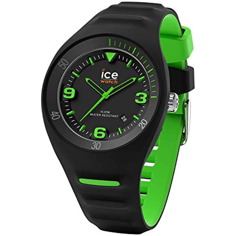 P. Leclercq Black Green - Orologio Da Uomo Con Cinturino In Silicone - 017599, Medium, Nero - Foto 1
