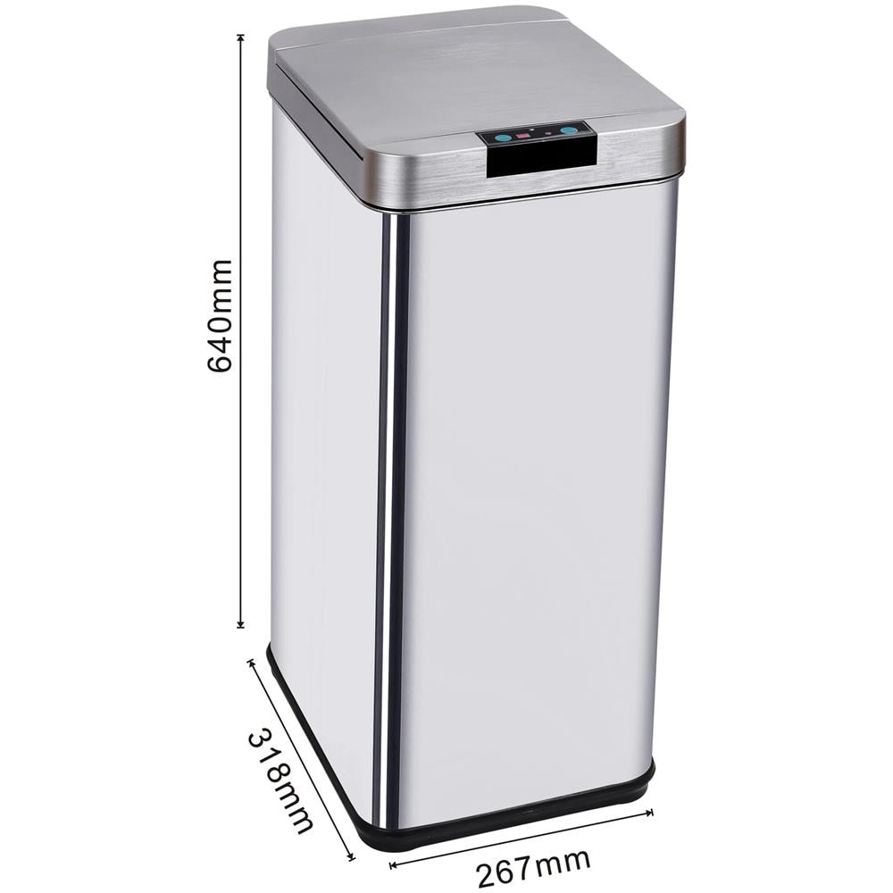 Pattumiera Automatica In Acciaio Inox Da 50 L - Bat-d750 - Foto 2