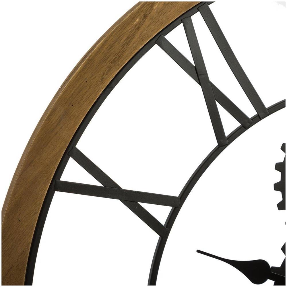 Orologio Da Parete Con Meccanismo A Vista, Ø 70 Cm, Cornice In Legno - Foto 6