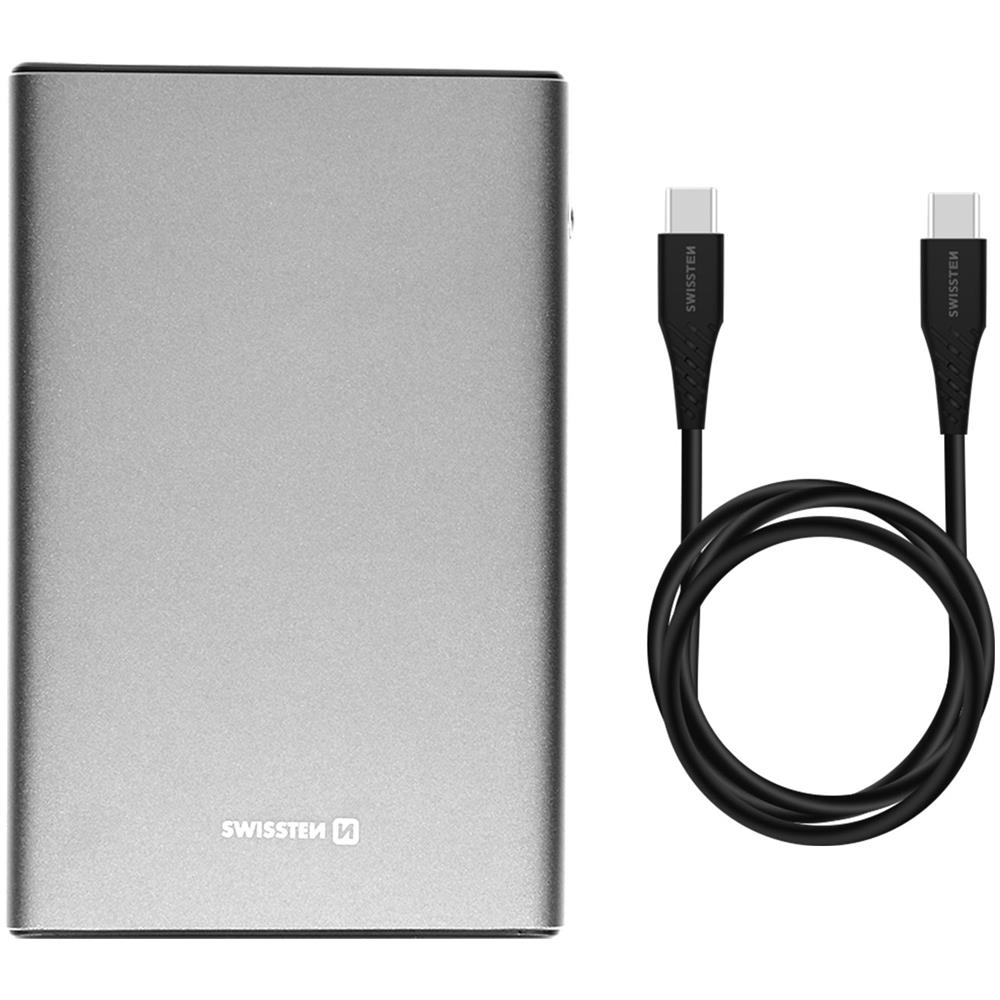 Powerbank 20w Usb-c Power Delivery E Usb Quick Charge 10000mah Swissten Grigio - Foto 2