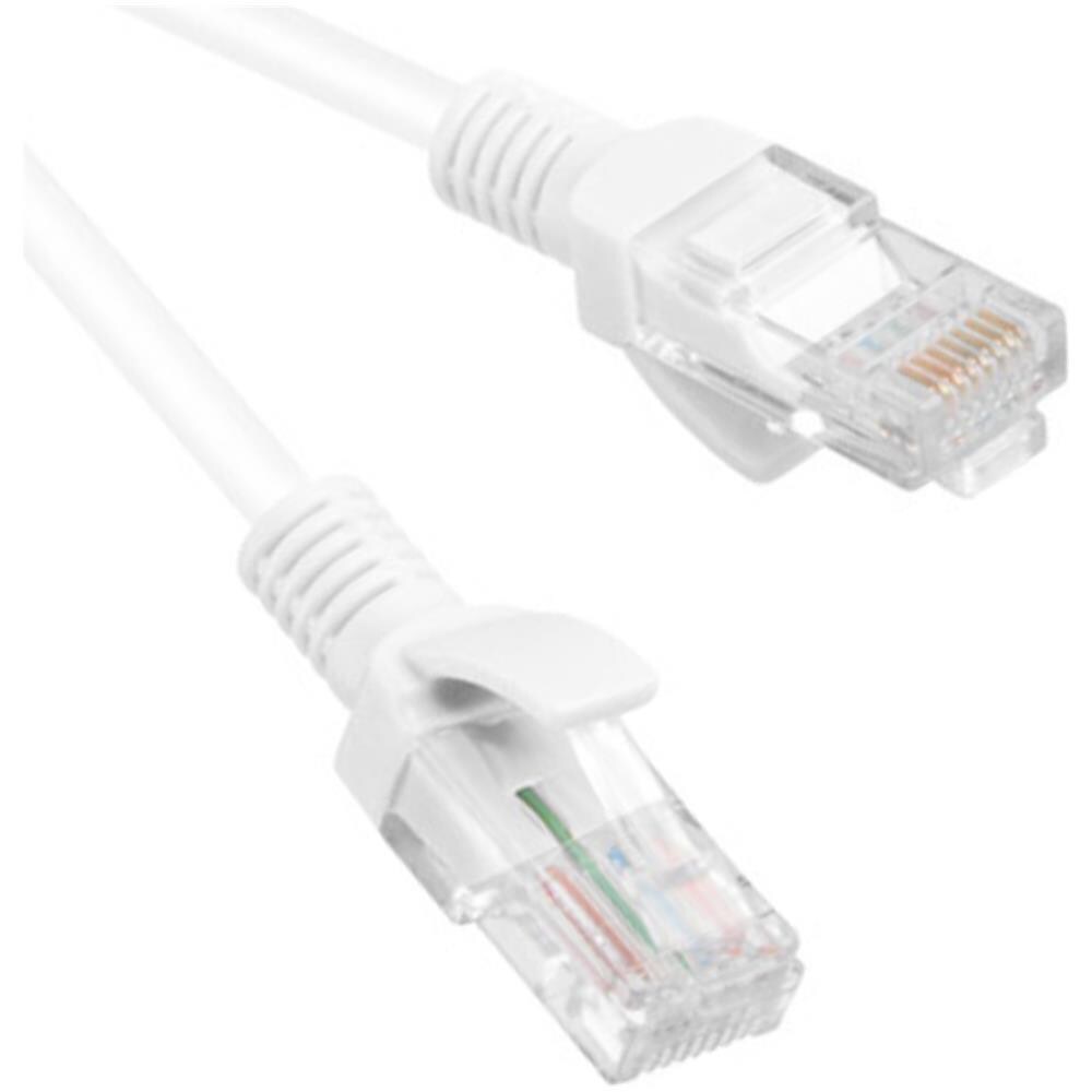 Cavo Di Rete Ethernet Utp Cat. 5e Bianco 3m - Foto 1