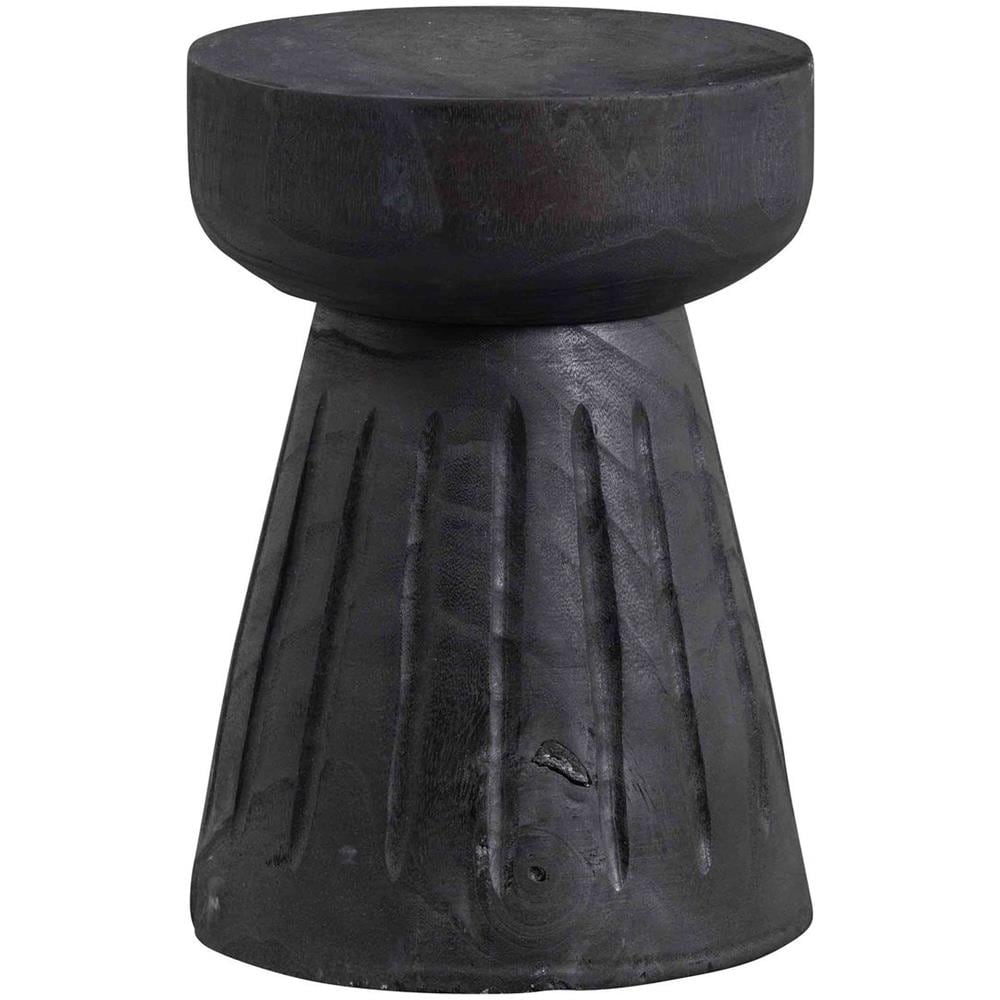 Sgabello Da Chène Nero Borre - Foto 1