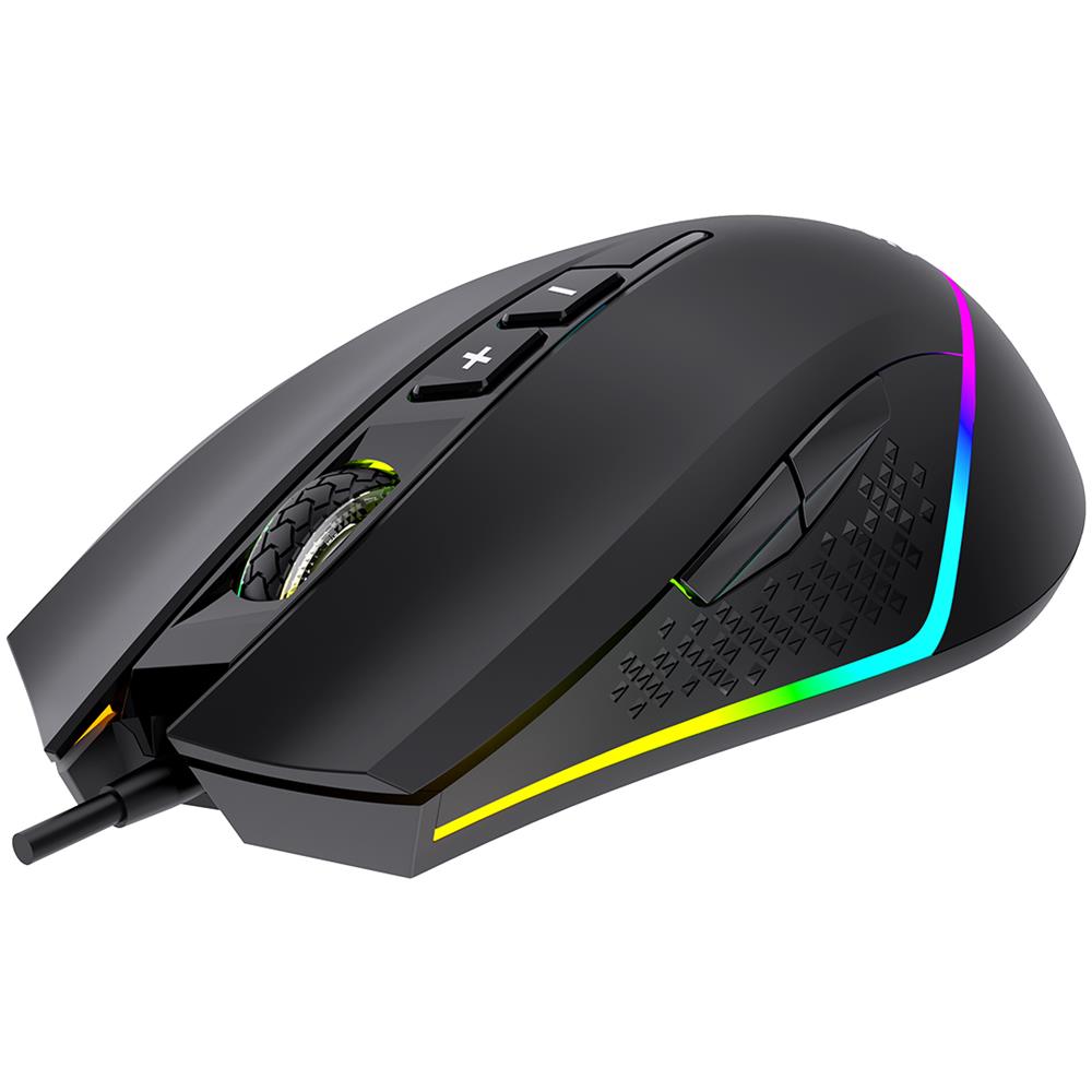 Mouse Gaming UK505451 7 Tasti USB Ottico 6400 DPI Colore Nero - Foto 1