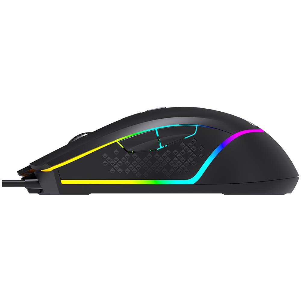 Mouse Gaming UK505451 7 Tasti USB Ottico 6400 DPI Colore Nero - Foto 2