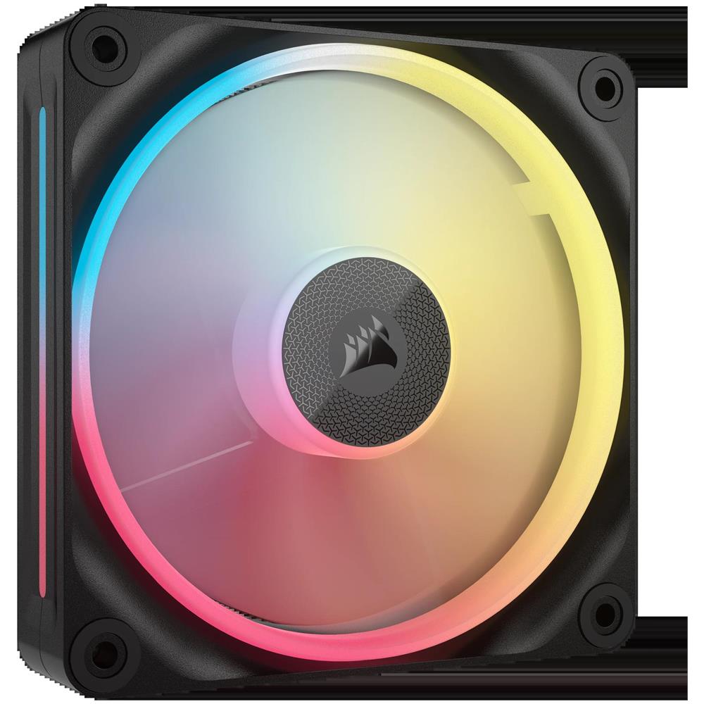 Ventola Inversa LX120-R RGB 120mm 2400 RPM Nero - Foto 1