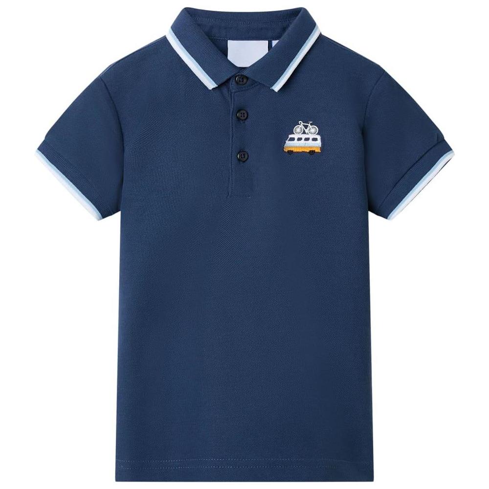Polo da Bambino Blu Scuro 92 - Foto 1