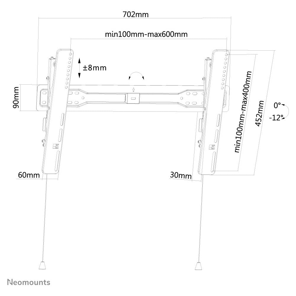 LED-W650BLACK Supporto a Parete per TV - Foto 7