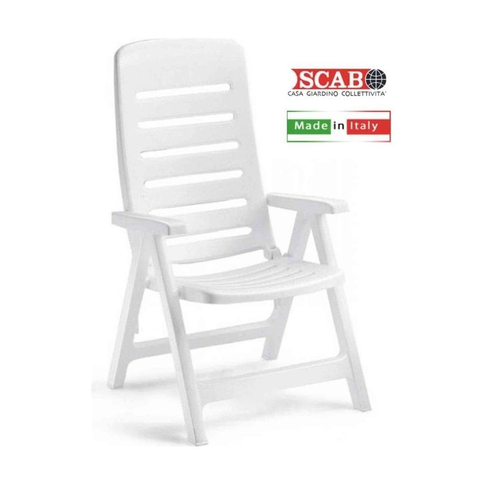 Poltrona Scab In Resina Piegheole Quintilla Bianca - Foto 1