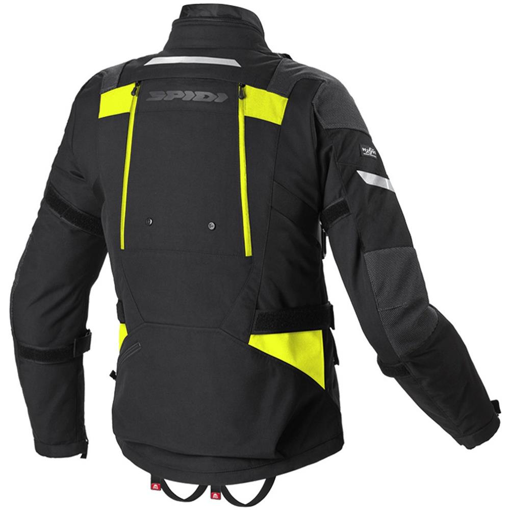 Giacca Impermeabile Moto Spidi Armakore H2out Nero Fluorescent Giallo (s, Nero) - Foto 2