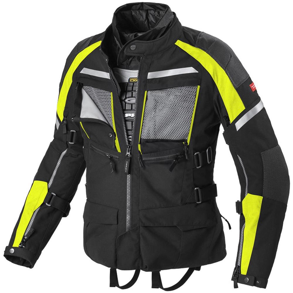 Giacca Impermeabile Moto Spidi Armakore H2out Nero Fluorescent Giallo (s, Nero) - Foto 3