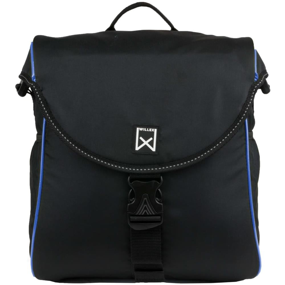 Borsa Laterale Per Bicicletta 300 S 12 L Nero E Blu - Foto 2