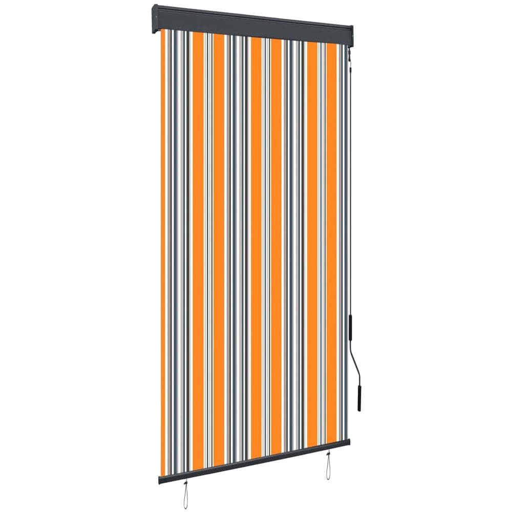 Tenda A Rullo Per Esterni 80x250 Cm Giallo E Blu - Foto 1