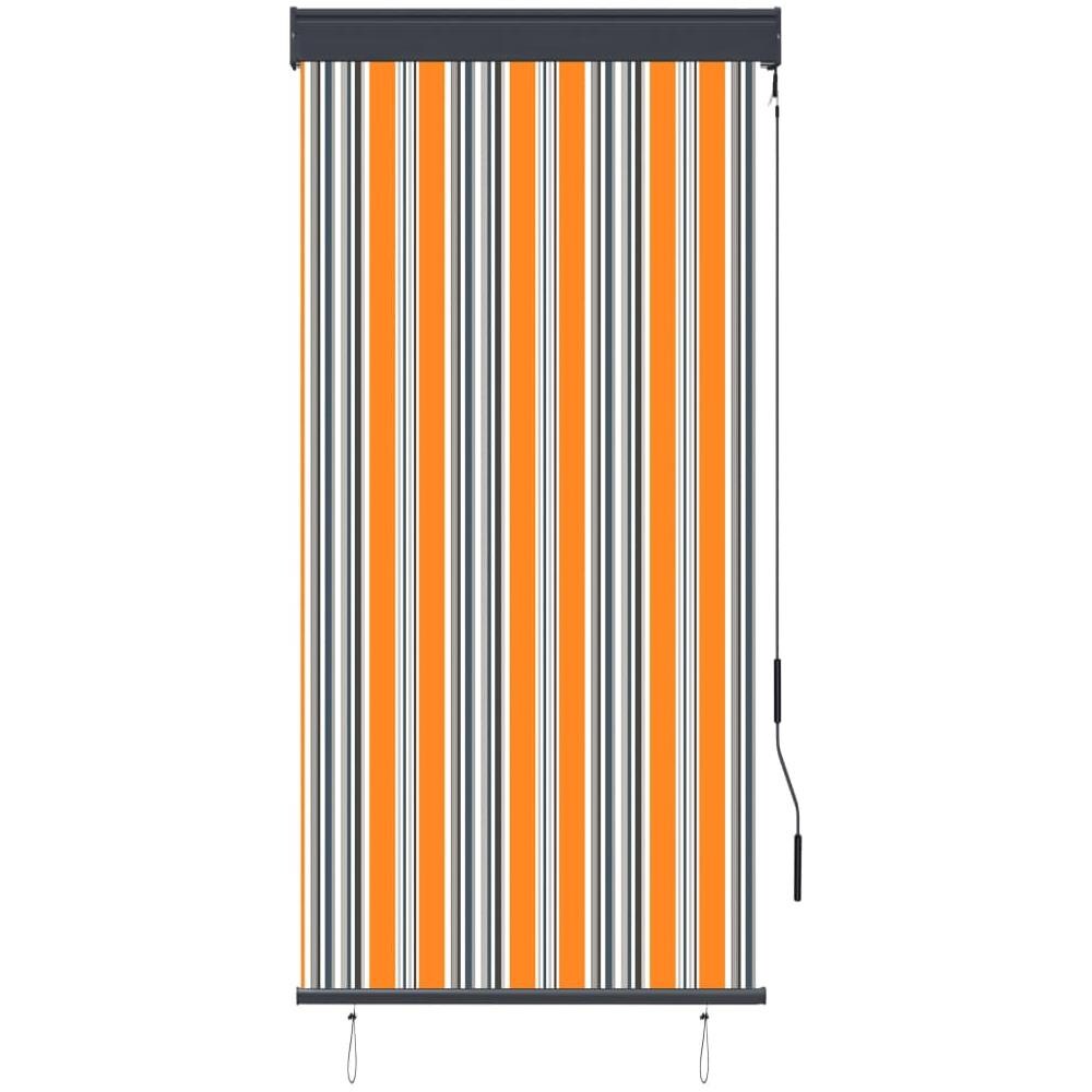 Tenda A Rullo Per Esterni 80x250 Cm Giallo E Blu - Foto 2